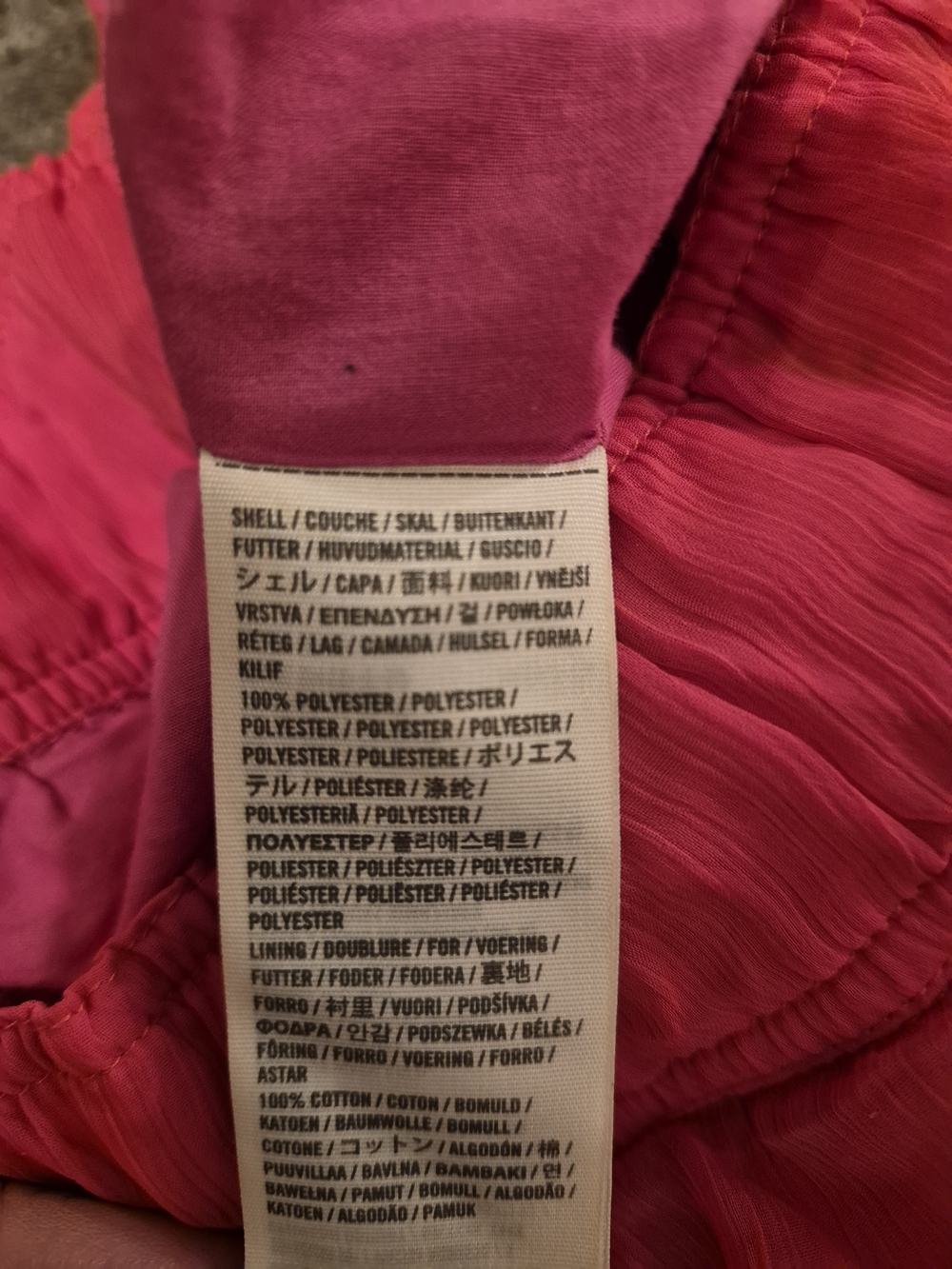 Abercrombie & Fitch Tiered Ruffle Mini Skirt - Hot Pink - Picture 5 of 5